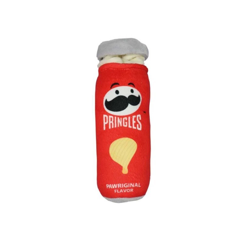 Record Peluche Pringles con squeaker per cani