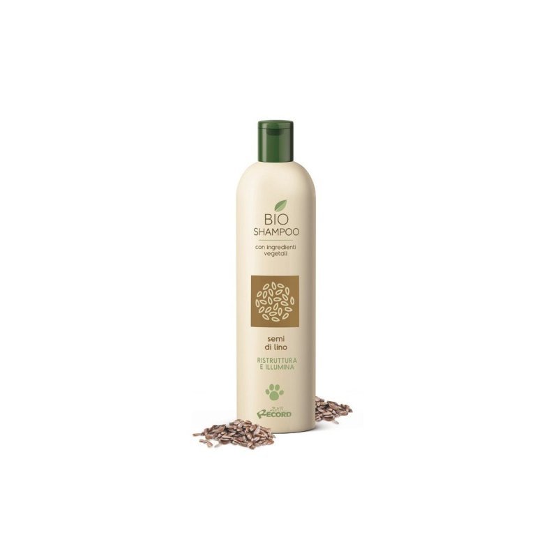 Record Shampoo Bio Semi di Lino 250ml per cani e gatti