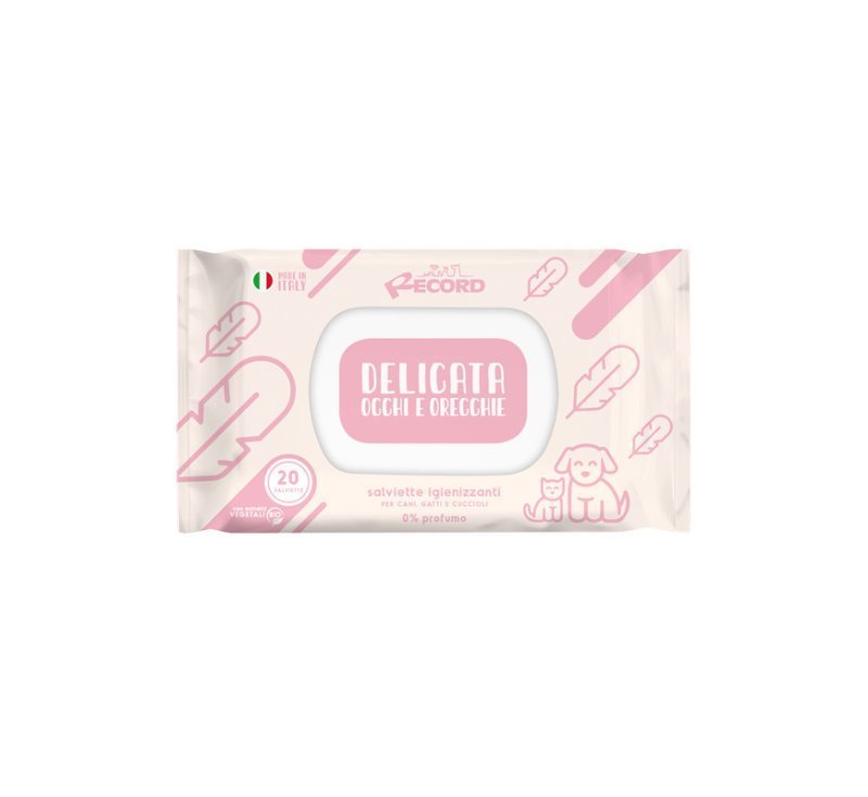 Record Salviette Delicate Occhi e Orecchie 20pz