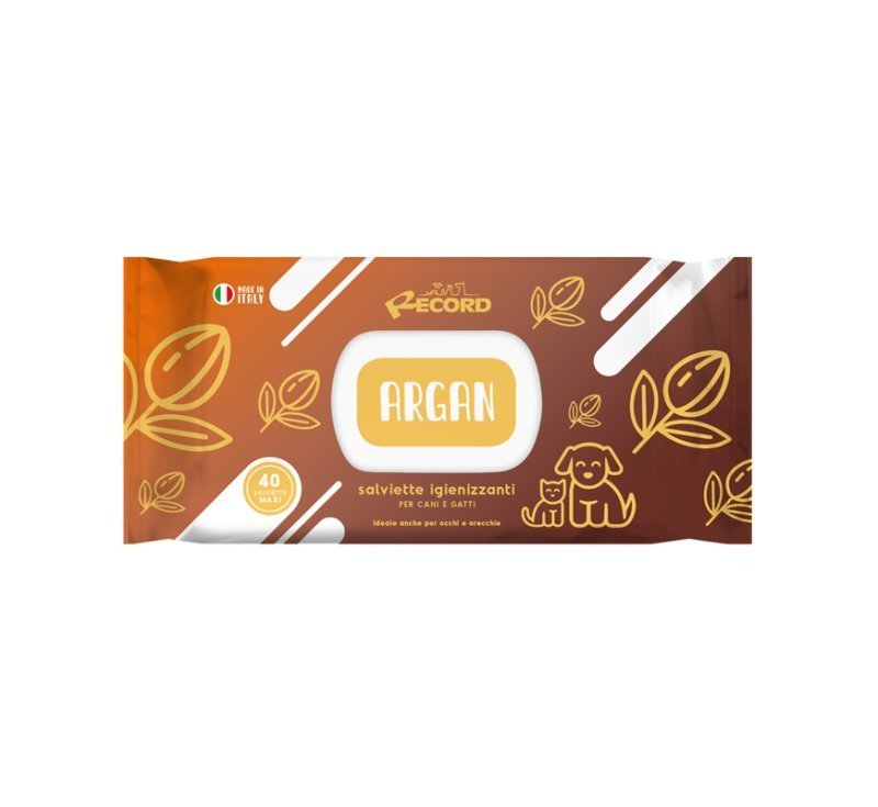 Record Salviette Igienizzanti all'Argan 40pz