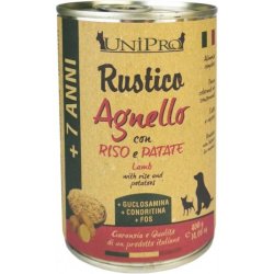 UniPro Rustico Agnello 7+ 400g umido cane