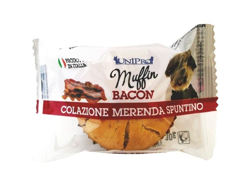 Unipro Muffin al Bacon 30g snack per cani