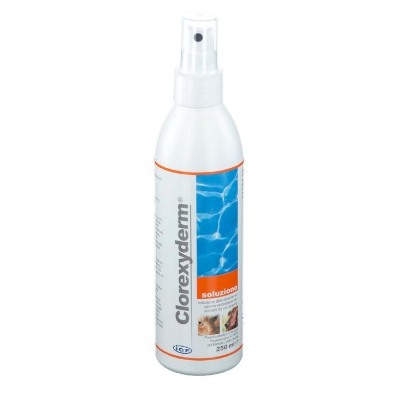 ICF Clorexyderm Soluzione 200ml disinfettante cani gatti