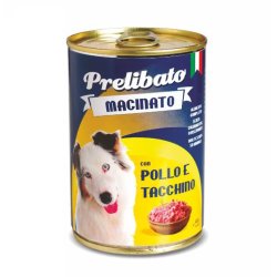 Unipro Prelibato Macinato Pollo e Tacchino 400g umido per cani
