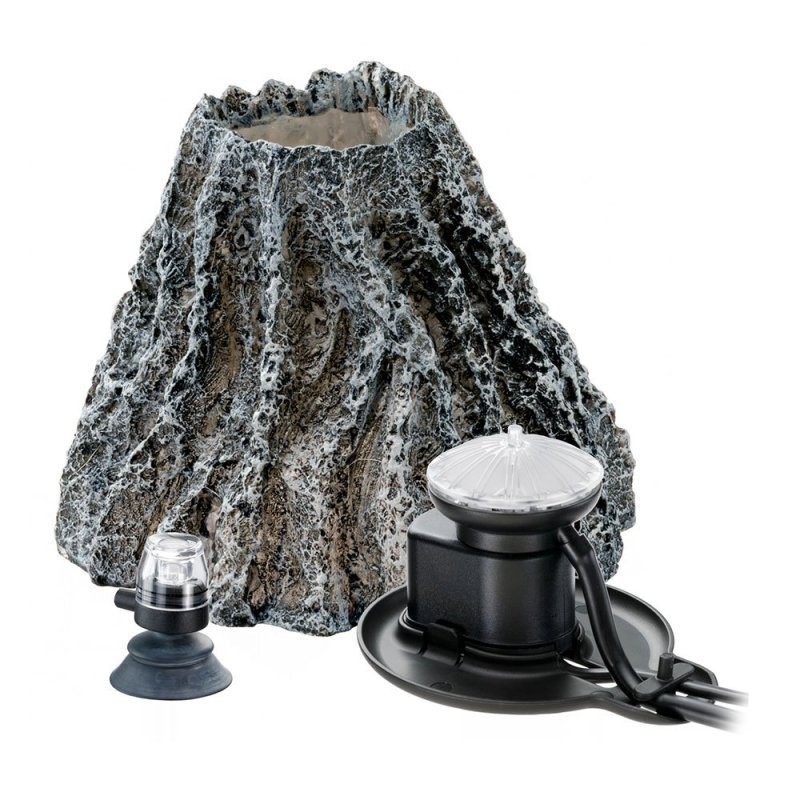 Hydor H2O Show Decorazione Kit Vulcano e Bubble Maker