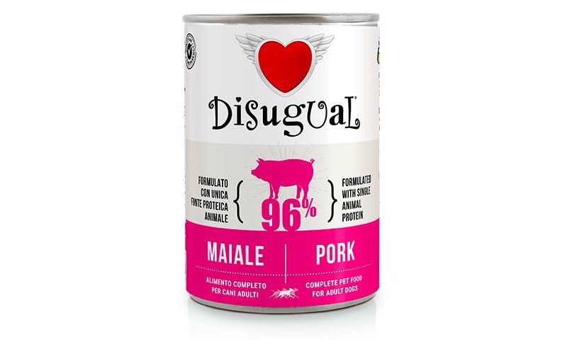 Disugual Adult Maiale 400g umido monoproteico cane