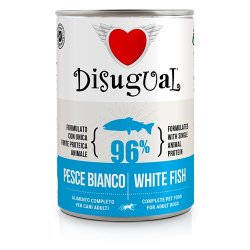Disugual Adult Pesce Bianco 400g umido monoproteico cane