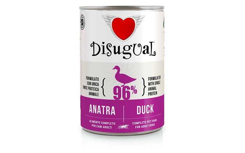 Disugual Adult Anatra 400g umido monoproteico cane
