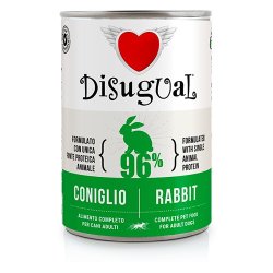 Disugual Adult Coniglio 400g umido monoproteico cane