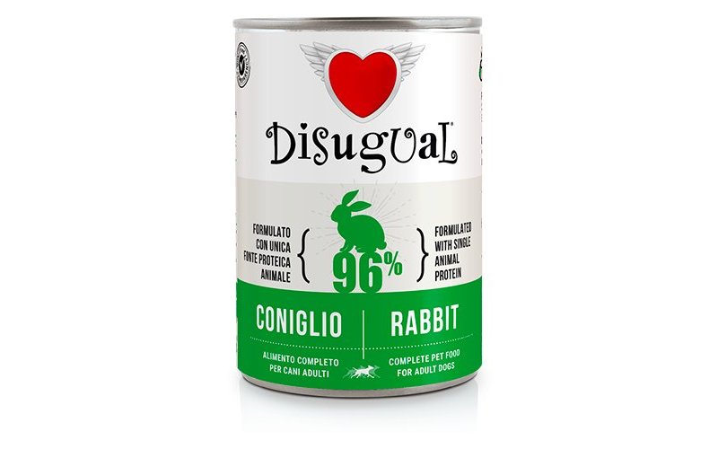 Disugual Adult Coniglio 400g umido monoproteico cane