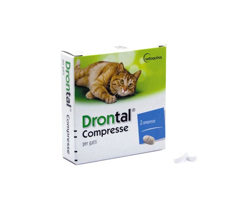 Drontal Gatto 2cpr vermifugo antielmintico gatto