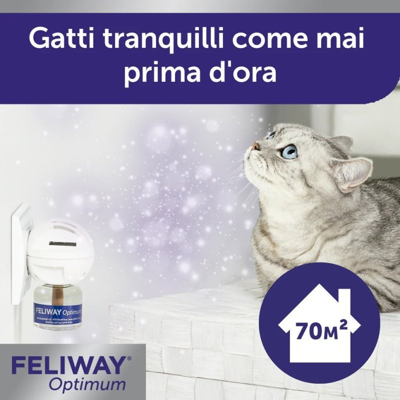 Feliway Optimum Starter Kit diffusore anti-stress gatti