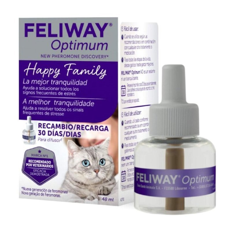 Feliway Optimum Ricarica 48ml anti-stress gatti