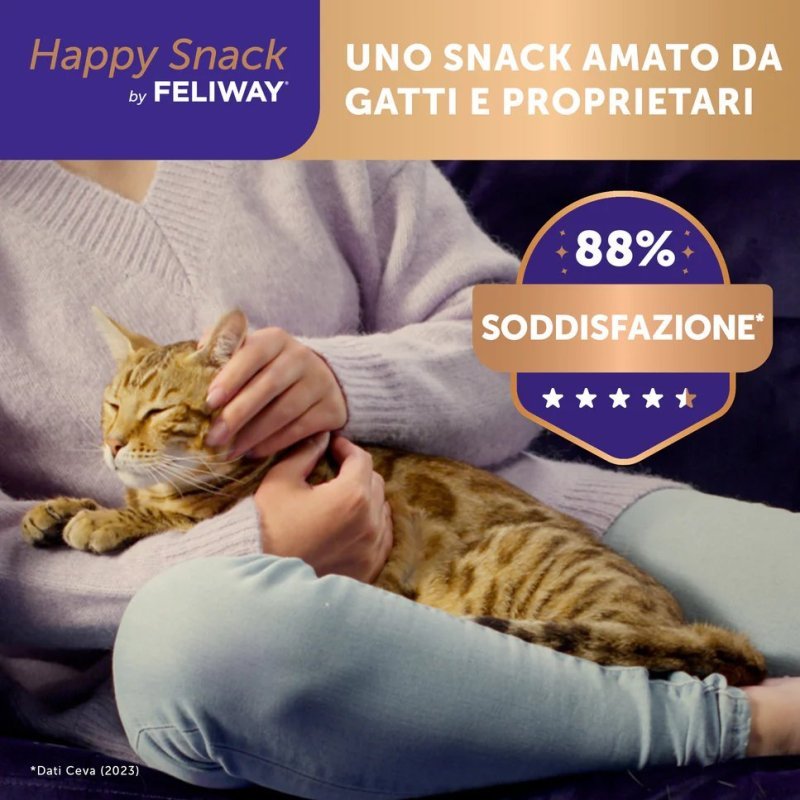 Happy Snack by Feliway 6 stick anti-stress gatto