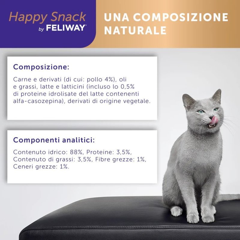 Happy Snack by Feliway 6 stick anti-stress gatto