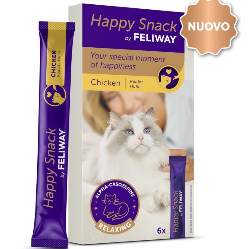 Happy Snack by Feliway 6 stick anti-stress gatto