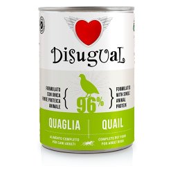 Disugual Adult Quaglia 400g umido monoproteico cane
