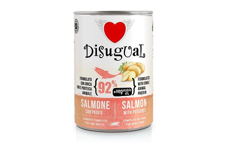 Disugual Adult Salmone e Patate 400g umido monoproteico cane