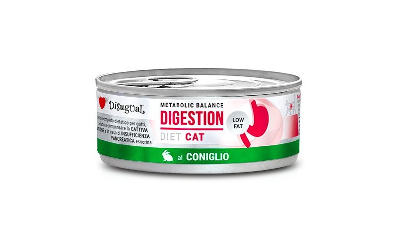 Disugual Digestion Coniglio 85g umido dietetico gatto