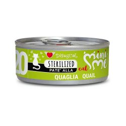 Disugual Mini Me 20 Sterilized Quaglia 85g umido gatto