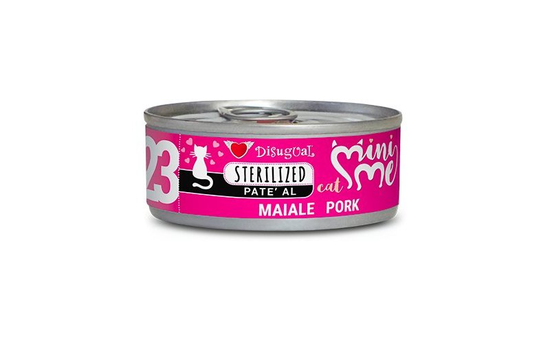 Disugual Mini Me 23 Sterilized Maiale 85g umido gatto