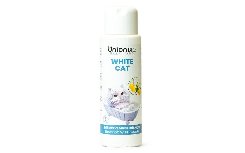Union Bio White Cat 250ml shampoo per manti bianchi