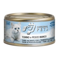 Professional Pets Tonno e Pesce Bianco 70g umido gatto