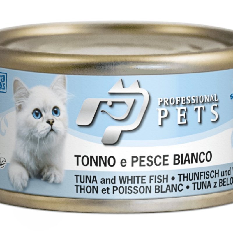 Professional Pets Tonno e Pesce Bianco 70g umido gatto