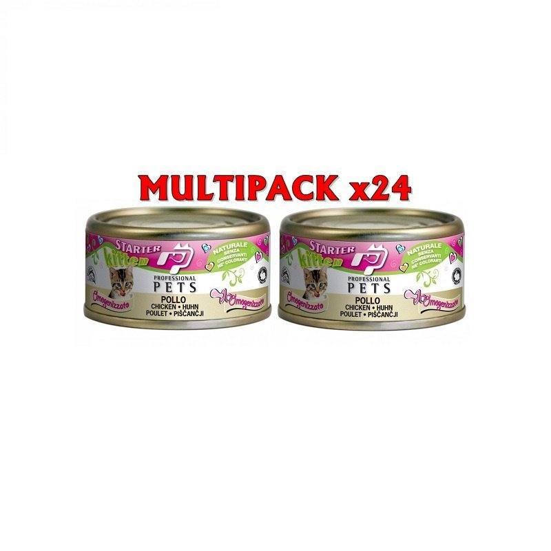 Professional Pets Kitten Pollo 70g umido gatto