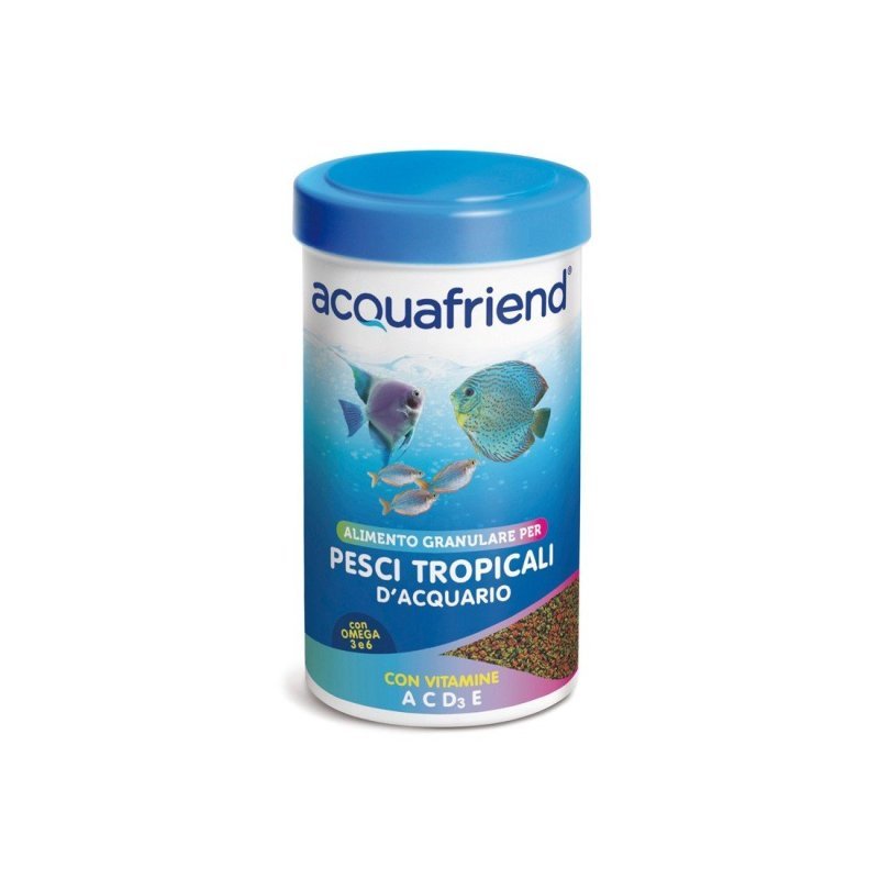 Acquafriend Mangime Granulare per Pesci Tropicali 250 ml