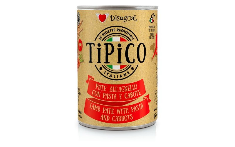Disugual Tipico Adult Agnello con Pasta e Carote 400g umido monoproteico cane