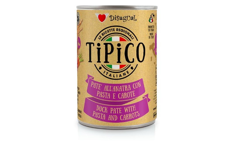 Disugual Tipico Adult Anatra con Pasta e Carote 400g umido cane