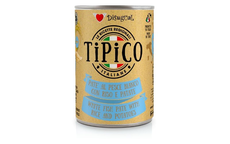 Disugual Tipico Adult Pesce Bianco con Riso e Patate 400g umido cane