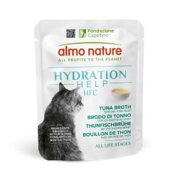 Almo Nature HFC Hydration Help Brodo di Tonno con Filetto di Tonno 50g umido gatto