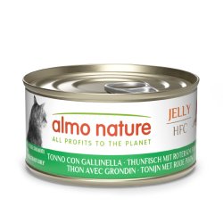 Almo Nature HFC Jelly Tonno con Gallinella 70g umido gatto
