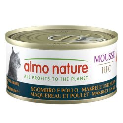 Almo Nature HFC Mousse Sgombro e Pollo 70g umido gatto