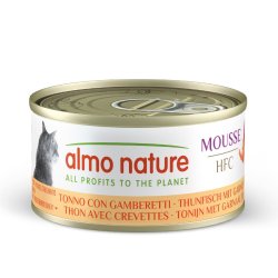 Almo Nature HFC Mousse Tonno con Gamberetti 70g umido gatto