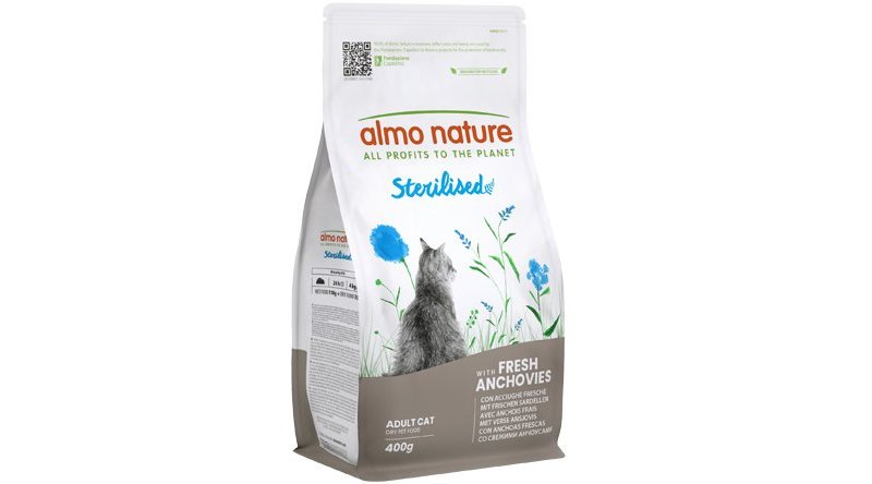 Almo Nature Life Maintenance Sterilised Acciughe 2kg crocchette gatto
