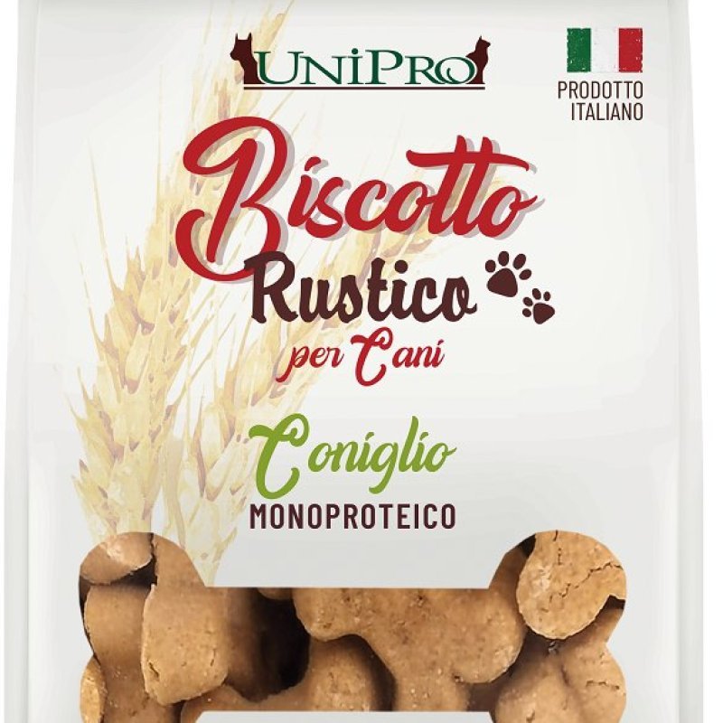 Unipro Biscotto Rustico al Coniglio 300g per cani