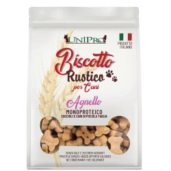 Unipro Biscotto Rustico all'Agnello 300g per cani e cuccioli