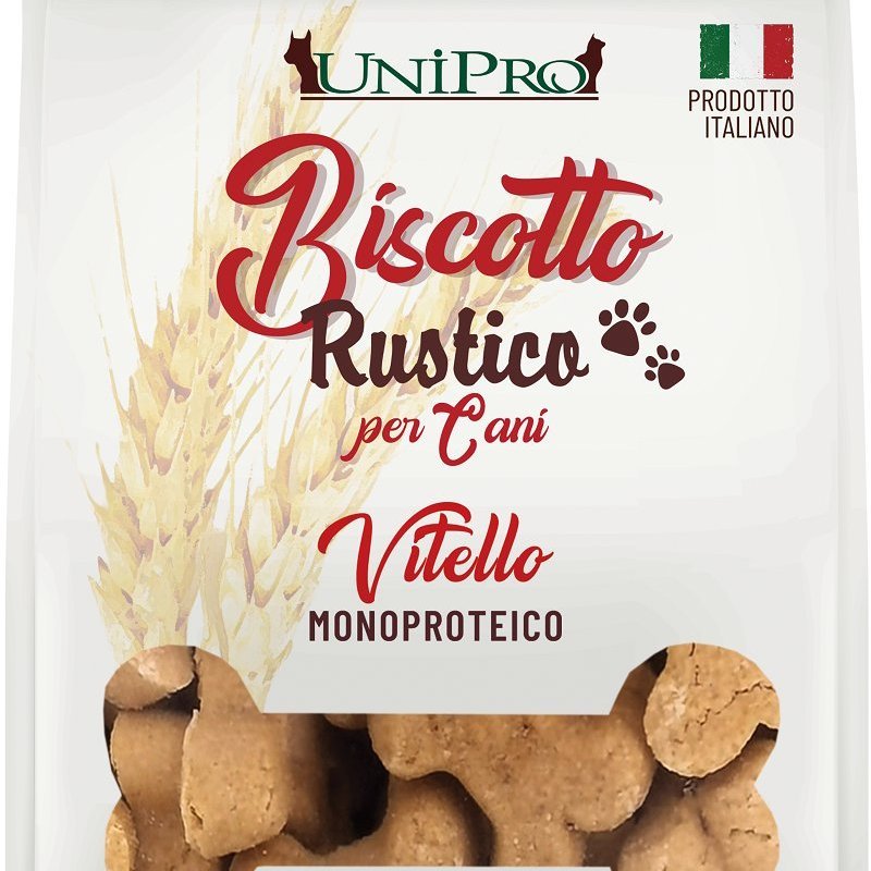 Unipro Biscotto Rustico al Vitello 300g per cani