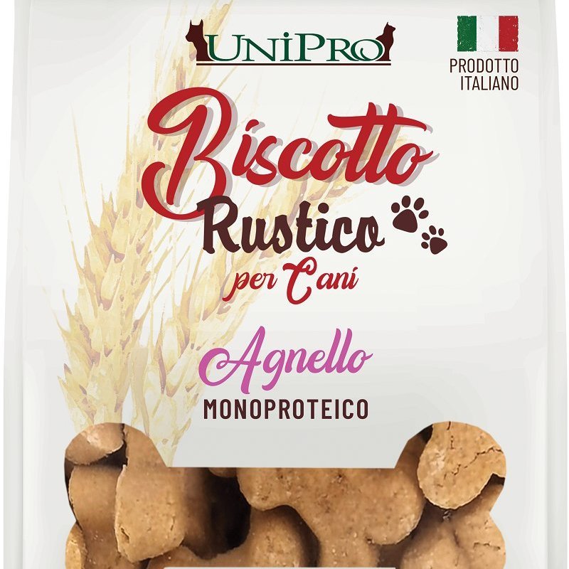 Unipro Biscotto Rustico con Agnello 300g per cani