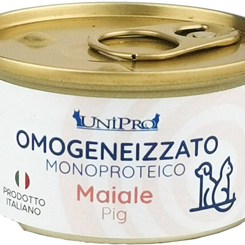 UniPro Omogeneizzato Maiale 85g umido cane e gatto