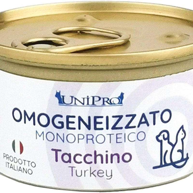 UniPro Omogeneizzato Tacchino 85g umido cane e gatto