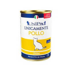 UniPro Unicamente Pollo 400g umido gatto monoproteico