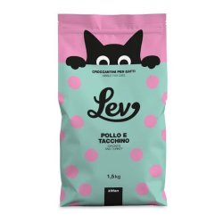 Lev Kitten Pollo e Tacchino 1,5kg crocchette gattino