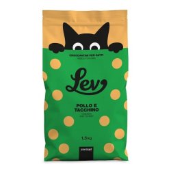 Lev Sterilized Pollo e Tacchino crocchette gatto sterilizzato