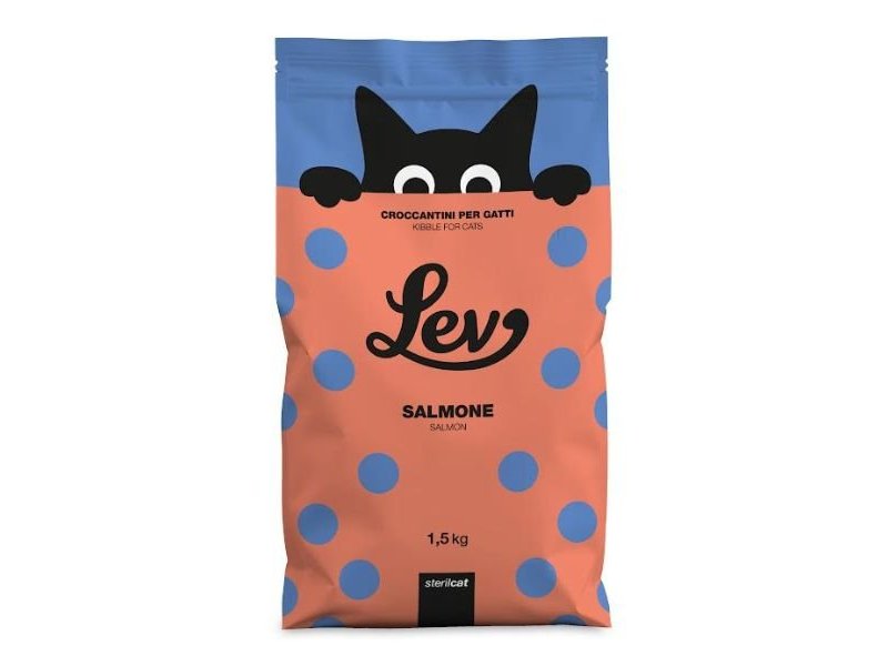 Lev Sterilized Salmone crocchette gatto sterilizzato