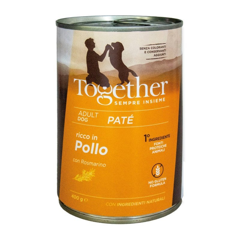 Together Pollo con rosmarino 400g umido cane