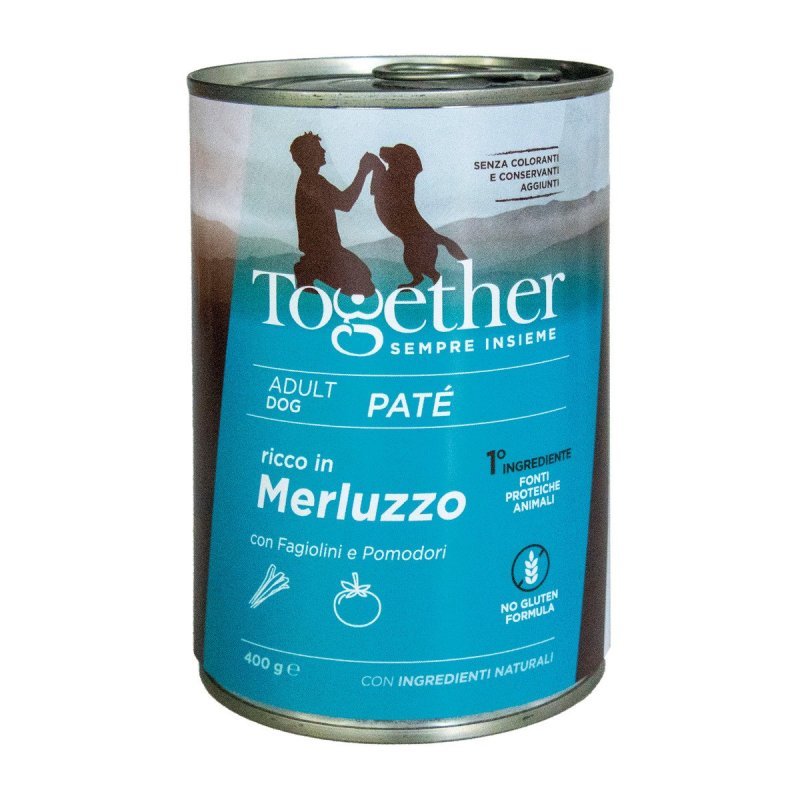 Together Merluzzo con Fagiolini e Pomodori 400g umido cane